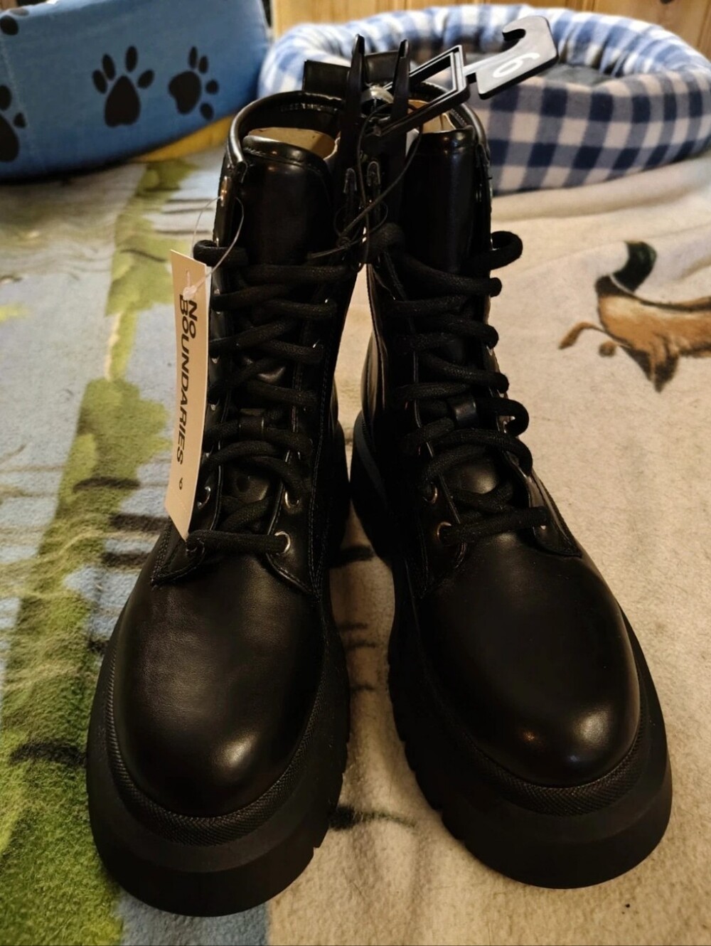 No Boundaries Memory Foam Combat Boots